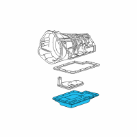 OEM 2006 Lincoln Navigator Transmission Pan Diagram - 5L7Z-7A194-AA