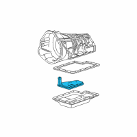 OEM 1995 Ford Bronco Screen Diagram - YC3Z-7A098-BA