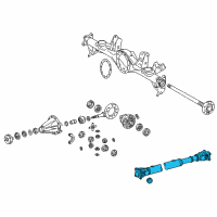 OEM Lexus LX570 Shaft Assy, Propeller Diagram - 37110-60B00