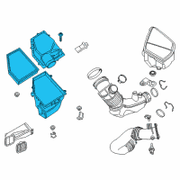 OEM 2018 BMW 540d xDrive Intake Silencer Diagram - 13-71-8-591-831
