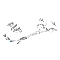 OEM 2009 Chevrolet Corvette Intermed Pipe Seal Diagram - 20876240