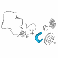 OEM BMW 230i Protection Plate Left Diagram - 34-11-6-872-081