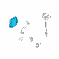 OEM Infiniti M35 Engine Control Module Diagram - 23710-EJ90B