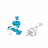 OEM Chevrolet Classic Cylinder Asm, Brake Master Diagram - 18060787