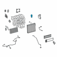 OEM Toyota Camry Expansion Valve Diagram - 88515-06140