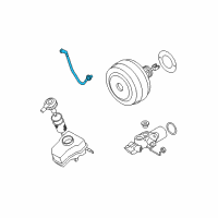 OEM 2008 BMW 535i Vacuum Pipe Diagram - 11-66-6-769-086