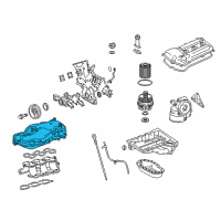 OEM 2021 Toyota 4Runner Intake Plenum Diagram - 17109-31181