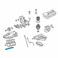 OEM 2019 Toyota 4Runner Manifold Gasket Diagram - 17178-31041