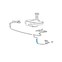OEM 2012 Lexus IS F Hose Diagram - 90445-14046