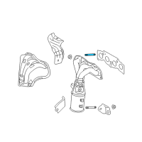 OEM Pontiac Vibe Stud, Exhaust Manifold Diagram - 19185471