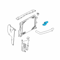 OEM Dodge Durango Hose-Radiator Diagram - 55255153AB