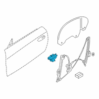 OEM 2022 BMW 840i Gran Coupe DRIVE FOR WINDOW LIFTER, RIG Diagram - 61-35-9-466-690