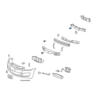 OEM 2010 Saturn Sky Upper Support Bolt Diagram - 11610001