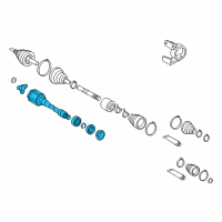 OEM Toyota Camry Inner Joint Diagram - 43030-33051