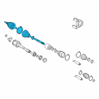 OEM 2007 Toyota Camry Outer Joint Diagram - 43470-39545