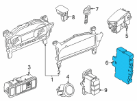 OEM 2020 Lincoln Corsair CONTROL Diagram - LJ7Z-19980-E