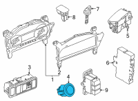 OEM 2021 Lincoln Corsair SWITCH ASY - SOLENOID CONTROL Diagram - LJ7Z-10B776-AA