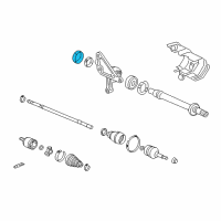 OEM 2013 Acura TL Seal, Half Shaft (Outer) (Nok) Diagram - 91260-SEP-A01