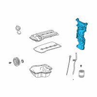 OEM 2002 Toyota Highlander Timing Cover Diagram - 11321-28020