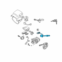 OEM 1997 Toyota Tacoma Wiper Switch Diagram - 84652-04060