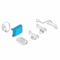 OEM 2016 Hyundai Sonata Module Assembly-Smart Key Diagram - 95480-C2000