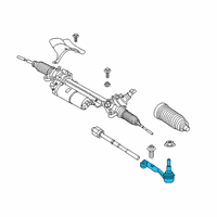 OEM 2021 Toyota GR Supra Outer Tie Rod Diagram - 45046-WAA01