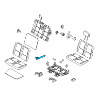 OEM Lift Cylinder Pin Diagram - 8T1Z-1764812-A