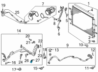 OEM 2018 Kia Soul EV Sensor Assembly-Temperature Diagram - 97615E4000