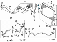 OEM 2019 Hyundai Kona Electric Pipe-Suction & Liquid Diagram - 97761-K4000