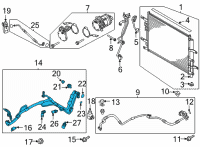 OEM 2020 Kia Niro EV Liquid & Suction Ass Diagram - 97776Q4900
