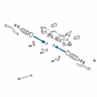 OEM 2016 Lexus IS200t End Sub-Assembly, Steering Diagram - 45503-53010