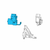 OEM 2004 Buick LeSabre Brake Pressure Modulator Valve Assembly Diagram - 19416841