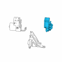 OEM 2003 Pontiac Bonneville Electronic Brake And Traction Control Module Assembly Diagram - 12232961
