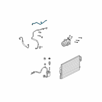 OEM 2010 Mercury Mariner Liquid Line Diagram - 9L8Z-19835-B