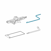 OEM 2016 Toyota Yaris Handle Diagram - 09113-02051