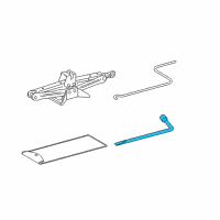 OEM 2022 Lexus RC F Wrench, Hub Nut Box Diagram - 09150-0E010