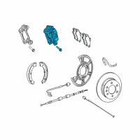 OEM 2008 Dodge Sprinter 2500 CALIPER-Disc Brake Diagram - 68019136AA