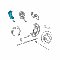 OEM Dodge Sprinter 2500 LFTANCHOR-Disc Brake CALIPER Diagram - 68019138AA