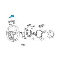 OEM Chevrolet Camaro Paddle Switch Diagram - 92245832