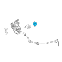 OEM 2017 Kia K900 Side Impact Sensor Assembly Diagram - 959203T100