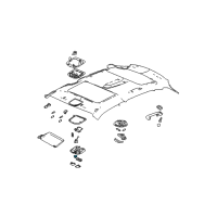 OEM Saturn Aura Sunroof Switch Diagram - 22626463