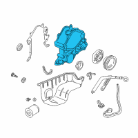 OEM 2000 Ford Mustang Oil Pump Diagram - 4F2Z-6019-AA