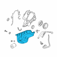 OEM Ford Freestar Oil Pan Diagram - 1F2Z-6675-BA