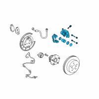 OEM 2014 Toyota RAV4 Caliper Assembly Diagram - 47830-42080
