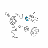 OEM Toyota RAV4 Caliper Support Diagram - 47822-42060