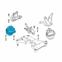 OEM 2019 BMW 750i Engine Mount Right Diagram - 22-11-6-860-454