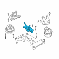 OEM BMW 750i Gearbox Mount Diagram - 22-32-6-862-573