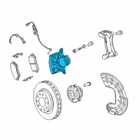 OEM Dodge Dart CALIPER-Disc Brake Diagram - 68160684AB