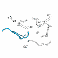 OEM 2021 BMW X3 HOSE COOLANT RADIATOR INTAKE Diagram - 17-12-5-A02-2E3