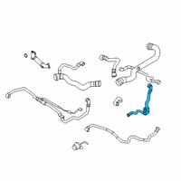 OEM BMW X3 COOLANT RETURN LINE INTAKE S Diagram - 17-12-9-894-760